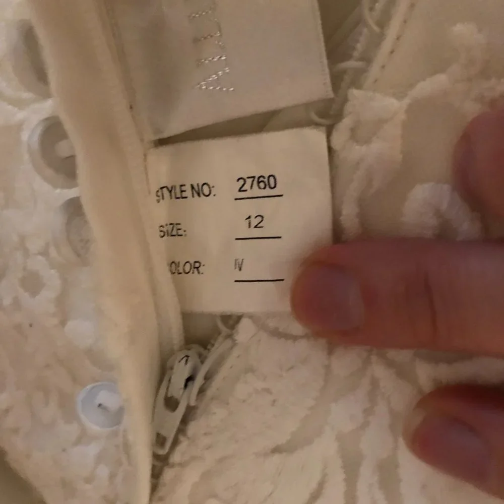 Allure Romance 2760 Lace Fit And Flare Wedding Dress - Picture 6 of 9